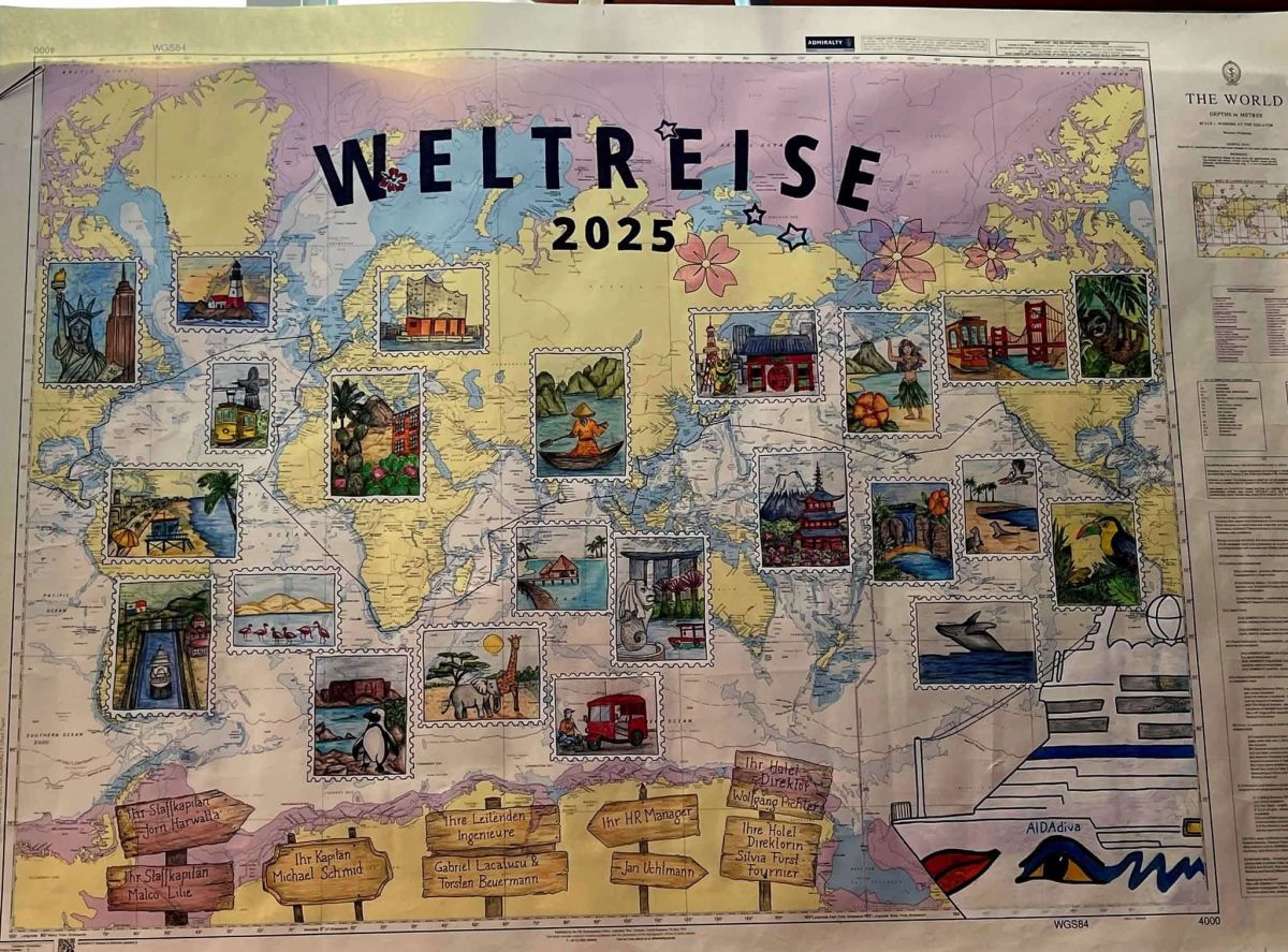 Ausflugsfoto - Kreuzfahrt mit AIDAdiva - Region Weltreise - 2025