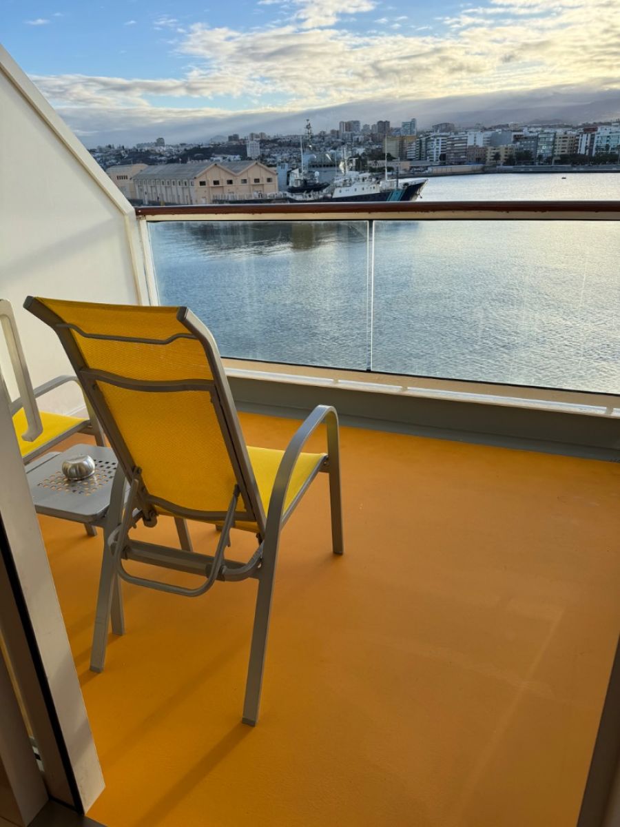 Kabinenfoto - auf AIDAblu - Balkonkabine - Nummer 6157 - Kreuzfahrt Kanaren - 2025