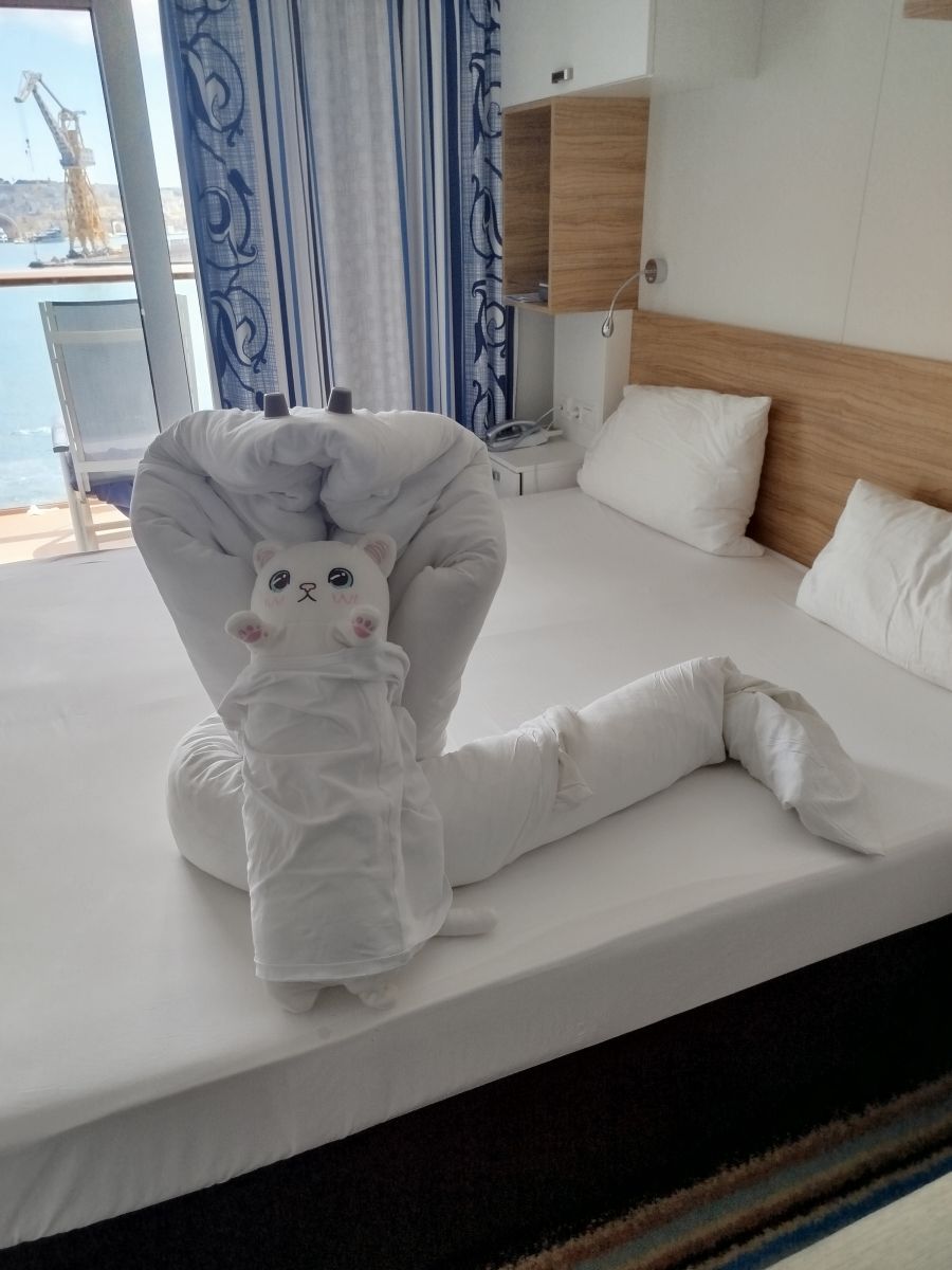 Kabinenfoto - auf Mein Schiff 5 - Balkonkabine - Nummer 8188 - Kreuzfahrt Mittelmeer - 2025