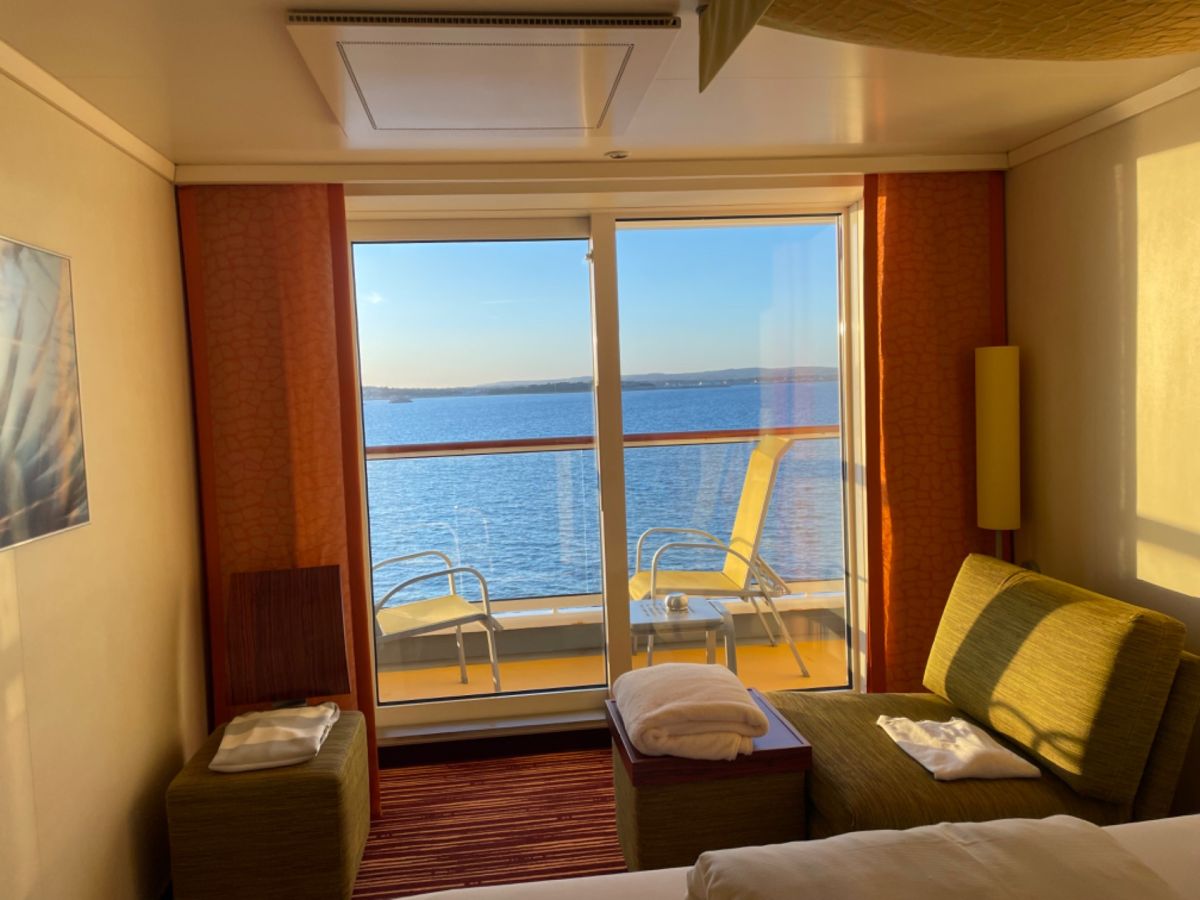 Kabinenfoto - auf AIDAsol - Balkonkabine - Nummer 7261 - Kreuzfahrt Westeuropa - 2025