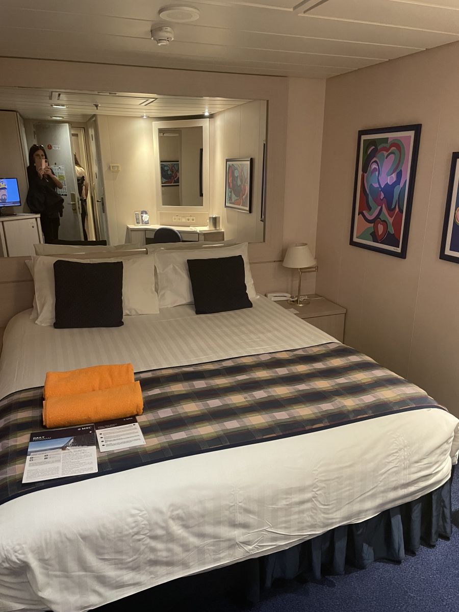 Kabinenfoto - auf MSC Lirica - Innenkabine - Nummer 9201 - Kreuzfahrt Mittelmeer - 2024