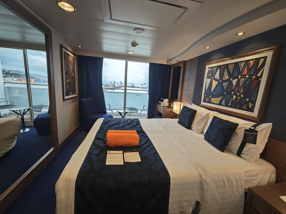 Kabinenfoto - auf MSC Magnifica - Balkonkabine - Nummer 10048 - Kreuzfahrt Westeuropa - 2026