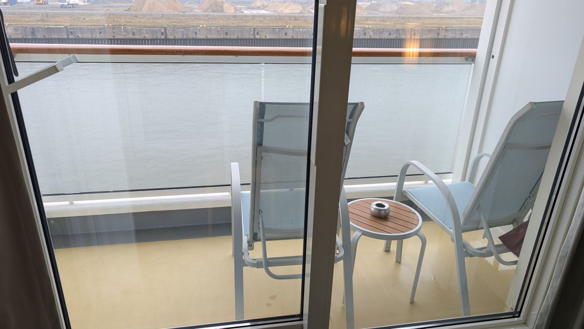 Kabinenfoto - auf AIDAdiva - Balkonkabine - Nummer 7124 - Kreuzfahrt Weltreise - 2025 - Bild 5