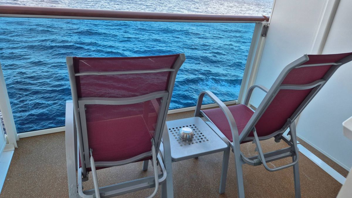 Kabinenfoto - auf AIDAcosma - Balkonkabine - Nummer 10158 - Kreuzfahrt Kanaren - 2024 - Bild 4