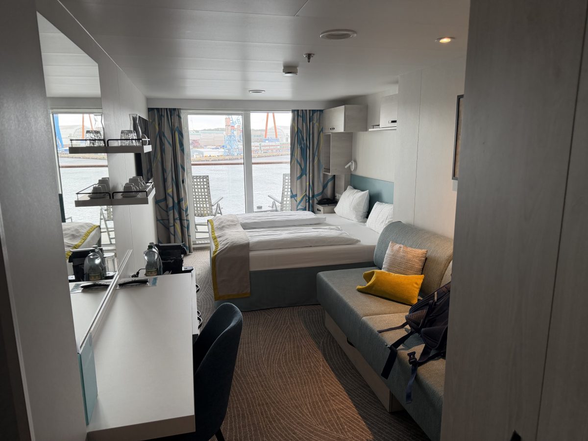 Kabinenfoto - auf Mein Schiff 7 - Balkonkabine - Nummer 7168 - Kreuzfahrt Ostsee - 2026