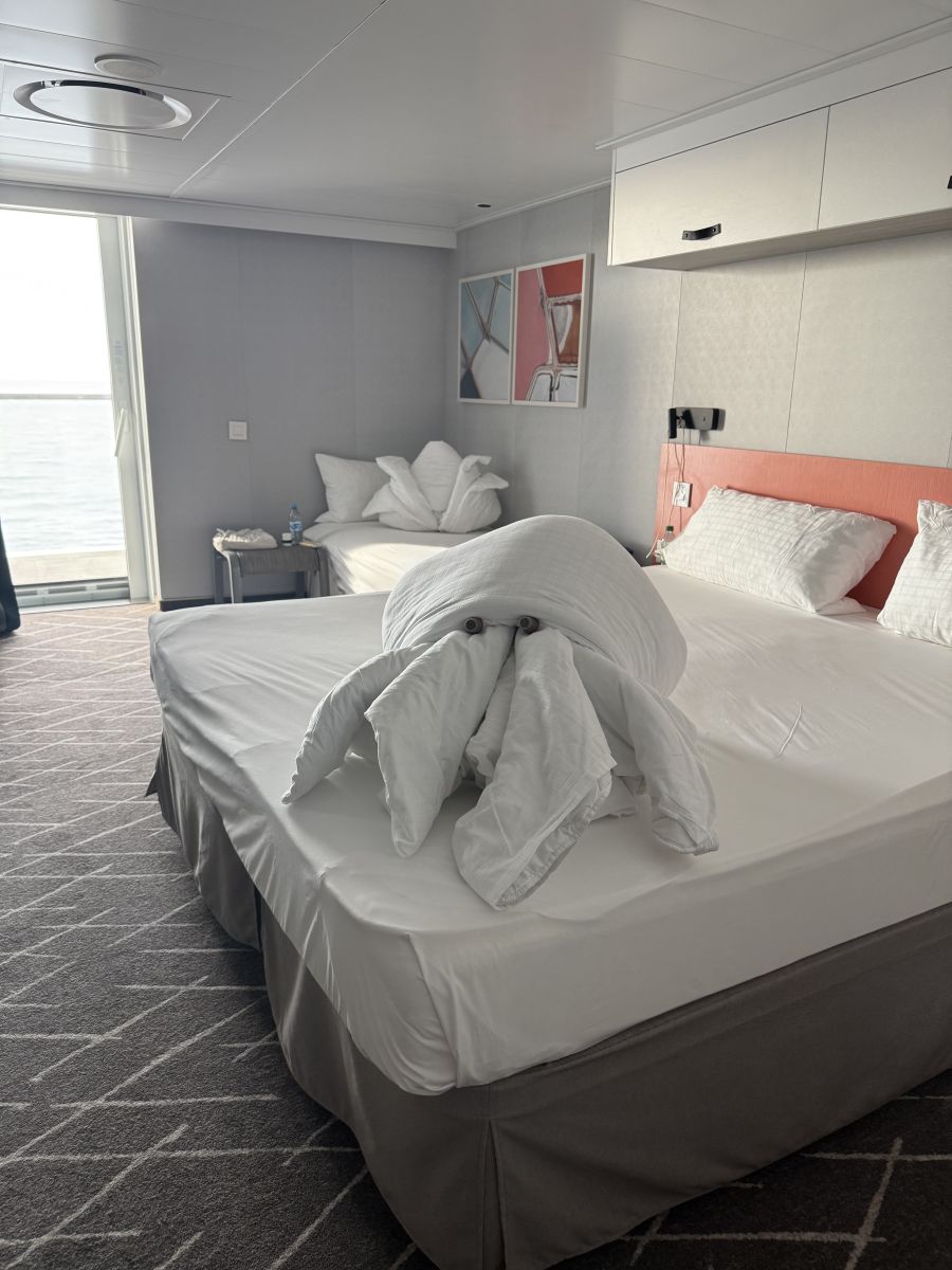 Kabinenfoto - auf Mein Schiff Relax - Balkonkabine - Nummer 8202 - Kreuzfahrt Kanaren - 2025